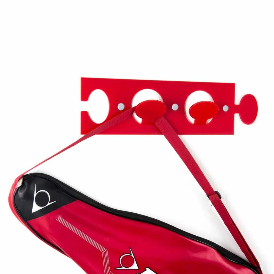 Cintre mural coloré en plexiglas Double Design 3 pièces - Fratack Viadurini