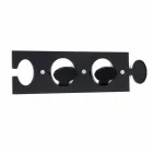 Cintre mural coloré en plexiglas Double Design 3 pièces - Fratack Viadurini