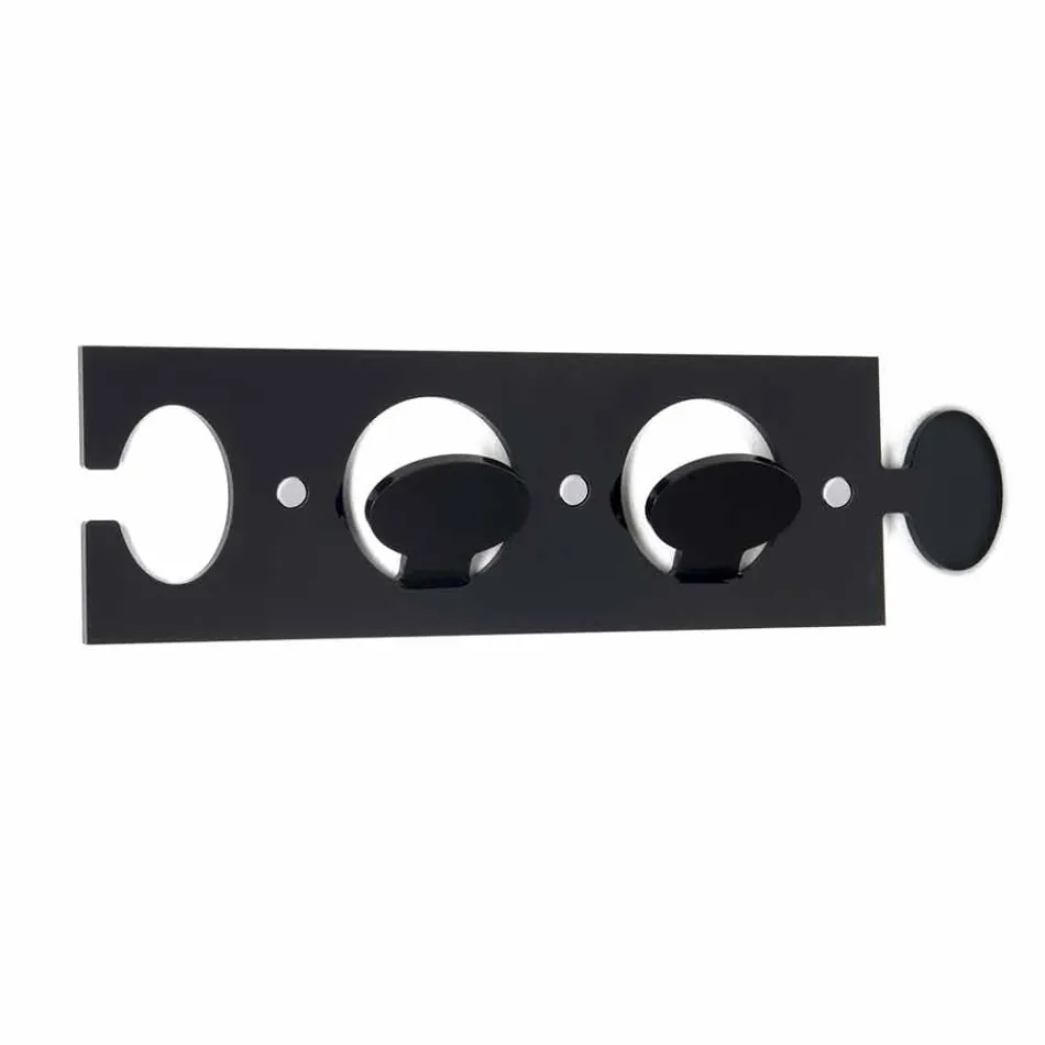 Cintre mural coloré en plexiglas Double Design 3 pièces - Fratack Viadurini