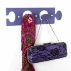 Cintre mural coloré en plexiglas Double Design 3 pièces - Fratack Viadurini