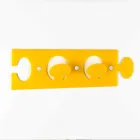 Cintre mural coloré en plexiglas Double Design 3 pièces - Fratack Viadurini