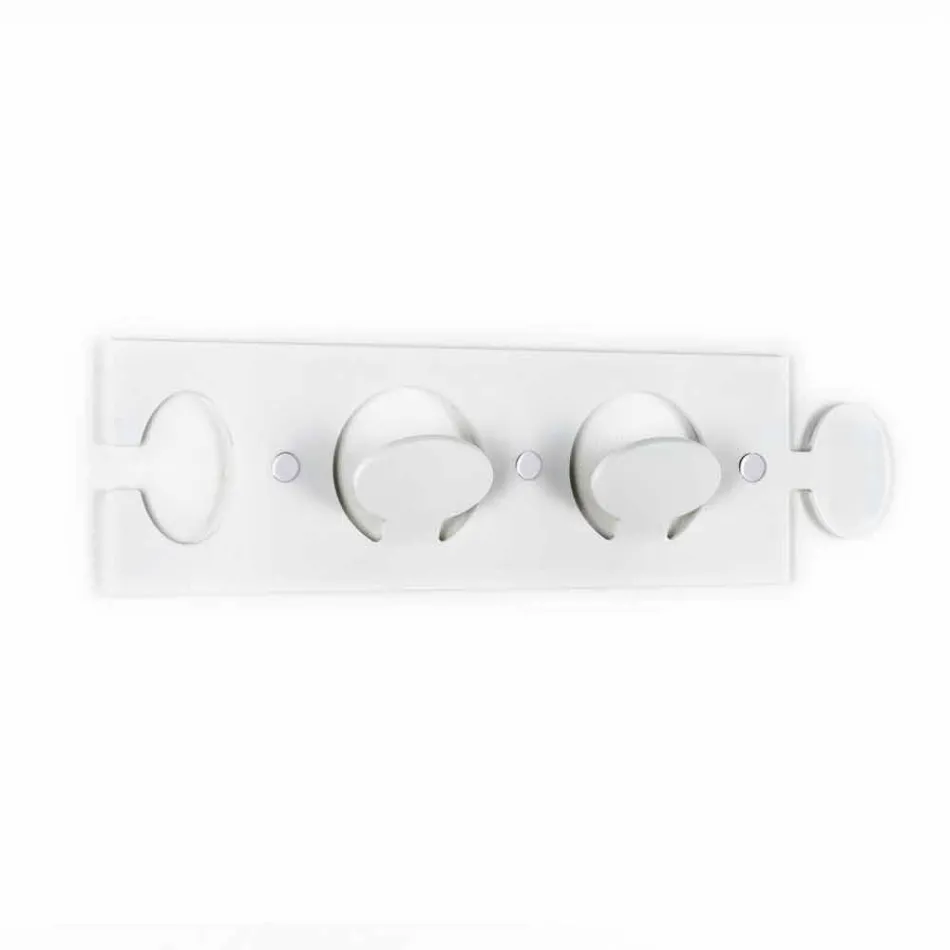 Cintre mural coloré en plexiglas Double Design 3 pièces - Fratack Viadurini