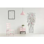 Porte-manteau mural en bois coloré au design moderne - Alberuccell Viadurini