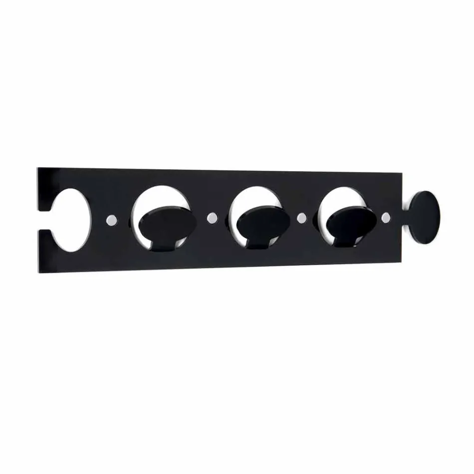 Cintre mural design en plexiglas triple couleur 2 pièces - Fratack Viadurini