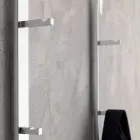 Porte-manteau mural en métal avec 2 crochets et lumière LED Made in Italy - Osmio Viadurini