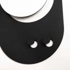 Porte-manteau mural moderne en acier avec miroir fabriqué en Italie - Pilippo Viadurini