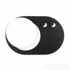 Porte-manteau mural moderne en acier avec miroir fabriqué en Italie - Pilippo Viadurini