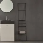 Porte-manteau à échelle design moderne blanc ou coloré - Caloina Viadurini