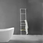 Porte-manteau à échelle design moderne blanc ou coloré - Caloina Viadurini