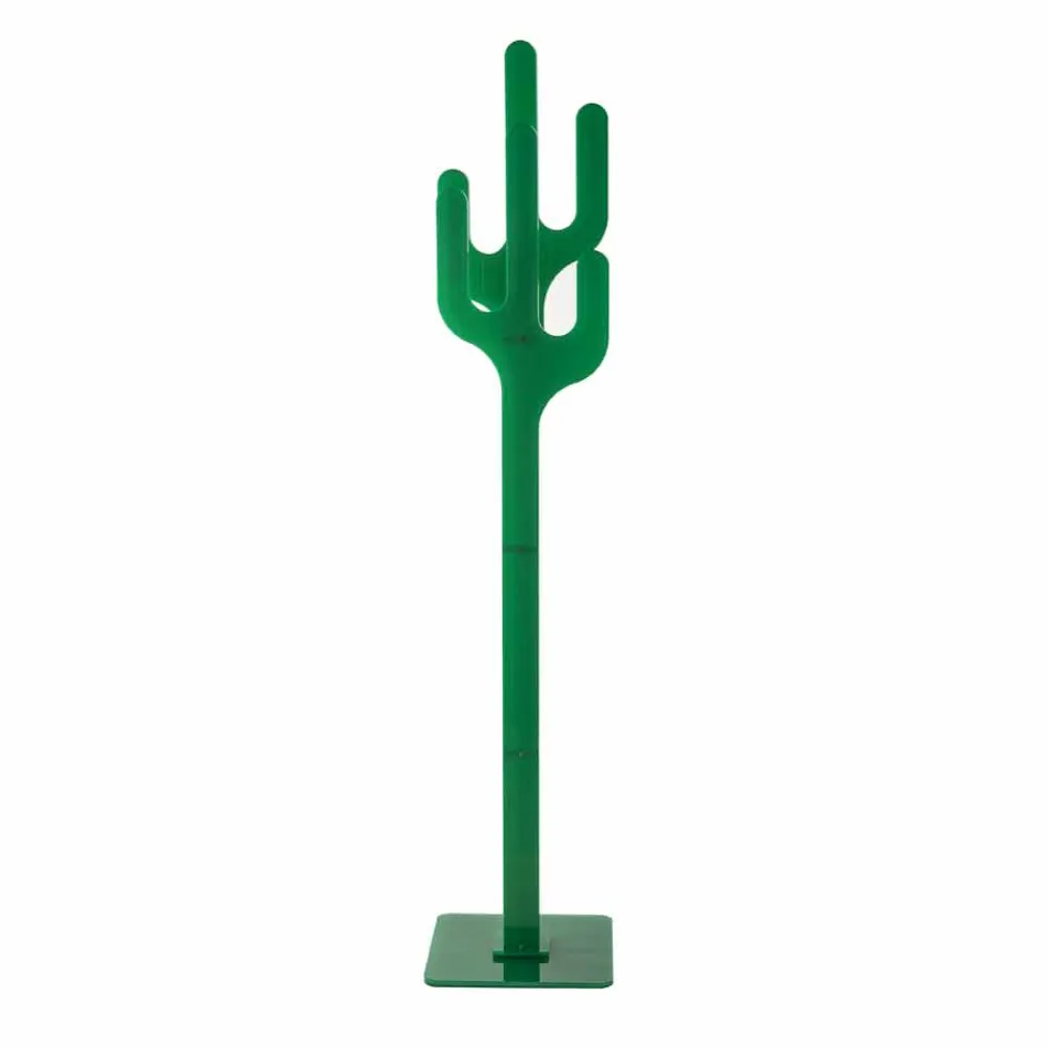 Porte-manteau design moderne Cactus vert, fabriqué en Italie Viadurini