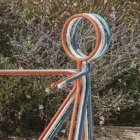 Porte-manteau 3 pièces en acier fabriqué en Italie - Steward by Myyour Viadurini