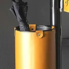 Cintre en cuir design moderne en cuir Made in Italy - Adelfo Viadurini