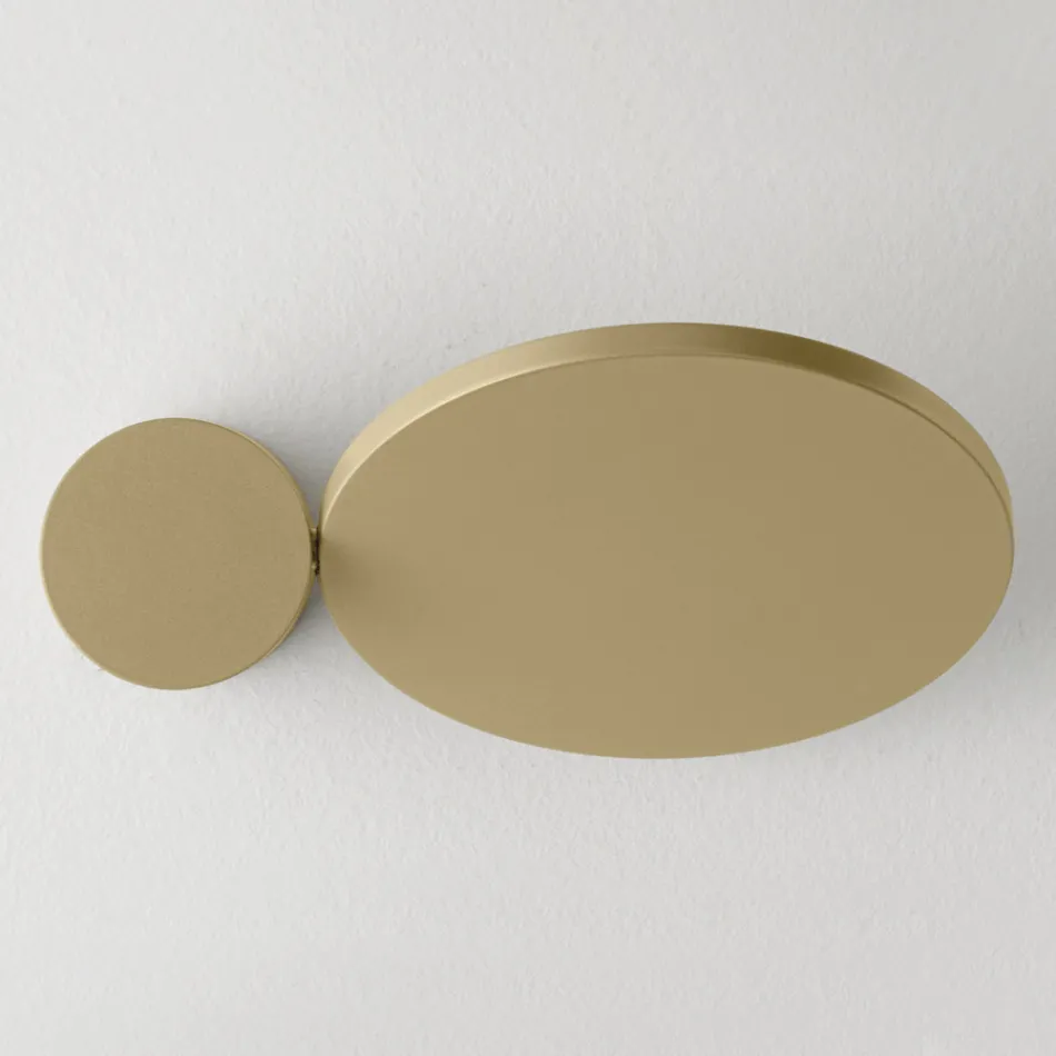 Applique murale rotative en métal à 345°, fabriquée en Italie - Lumi Viadurini