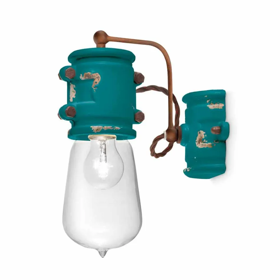 Applique spot de style urbain dans l&#39;artisanat en céramique Beth Ferroluce Viadurini