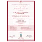 Spot applique murale en céramique, verre et métal différentes finitions Joy Ferroluce Viadurini