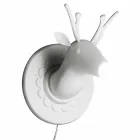 Applique murale en céramique blanche mate design moderne à Cervo - Memento Viadurini