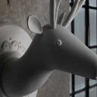 Applique murale en céramique blanche mate design moderne à Cervo - Memento Viadurini