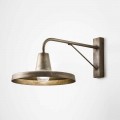 Luminaire applique fer vieilli de design industriel Sally Il Fanale