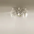 Applique murale artisanale en verre vénitien et métal Made in Italy - Jason Viadurini