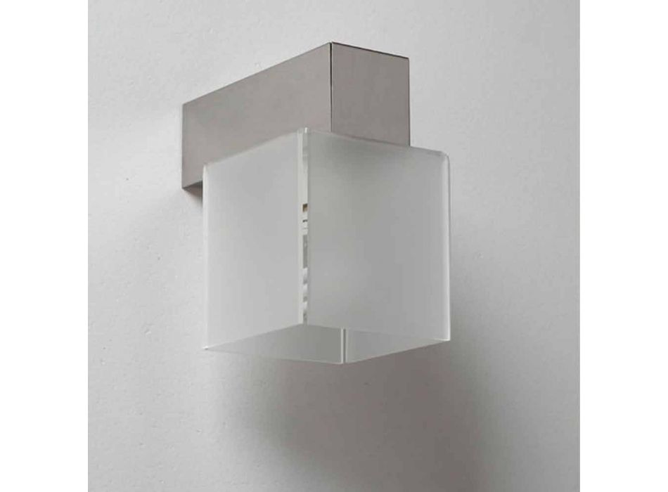 Lampe abat-jour design moderne, L.11 x P.11cm, Matis Viadurini