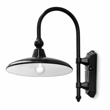 Applique d'extérieur en aluminium au design classique fabriquée en Italie - Campobasso Viadurini