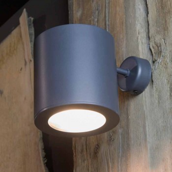 Applique d'extérieur en fer et aluminium avec LED incluse Made in Italy - Rango