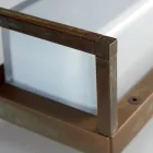 Applique murale extérieure vintage en laiton, culot E27 et lumière élégante - Cristal Viadurini