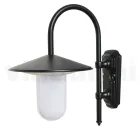 Applique d'extérieur vintage en aluminium anthracite Made in Italy - Belen Viadurini