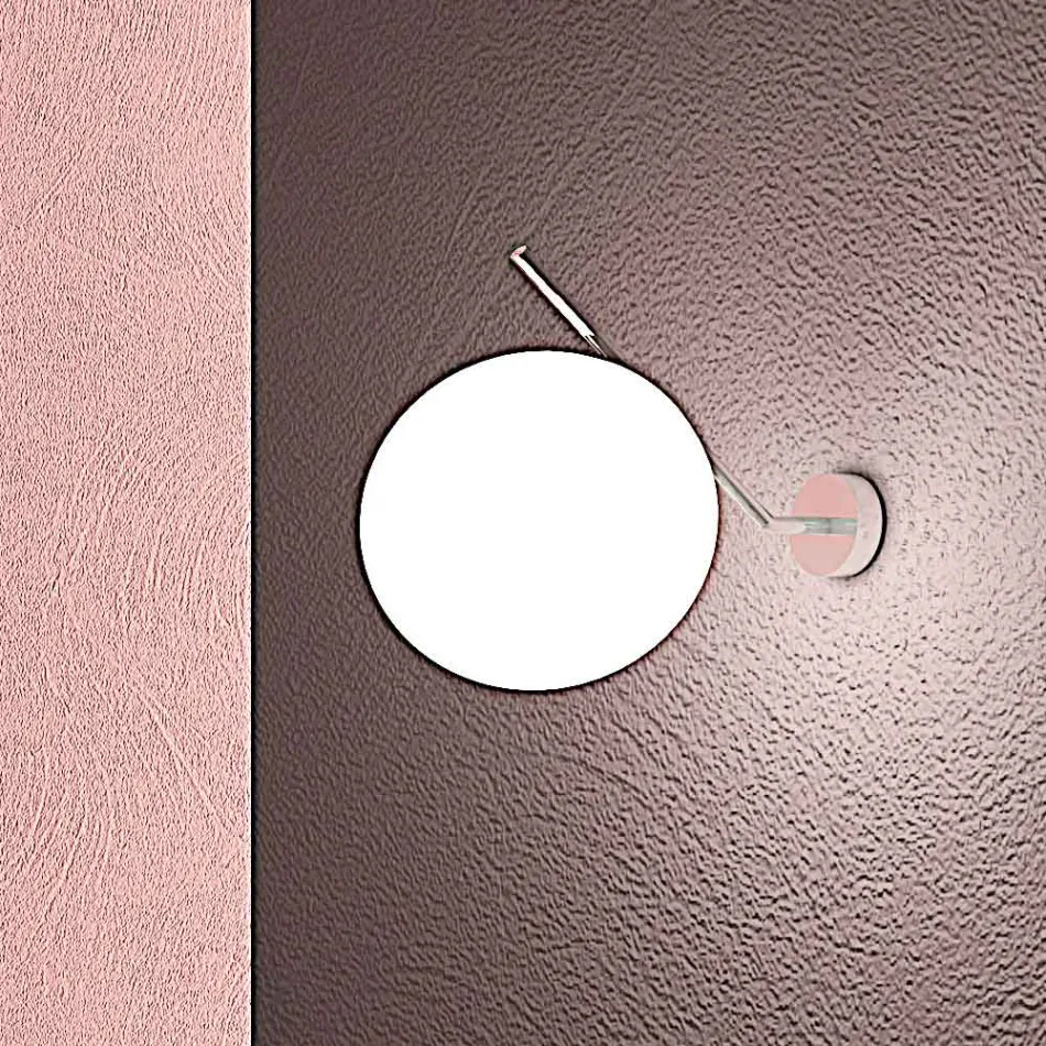 Applique Murale en Verre Vénitien Soufflé - Neige Viadurini