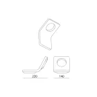 Applique en majolique toscane émaillée Made in Italy - Toscot Vivaldi Viadurini