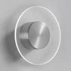 Nora - Applique murale en métal avec diffuseur en plexiglas à micro-points Viadurini