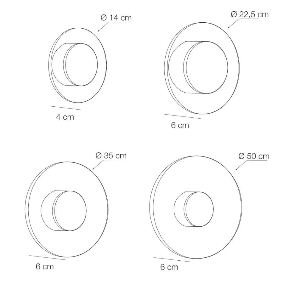 Nora - Applique murale en métal avec diffuseur en plexiglas à micro-points Viadurini