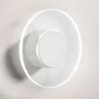 Nora - Applique murale en métal avec diffuseur en plexiglas à micro-points Viadurini