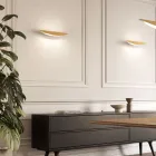 Applique murale en aluminium recyclable, disponible en plusieurs couleurs - Mila Viadurini