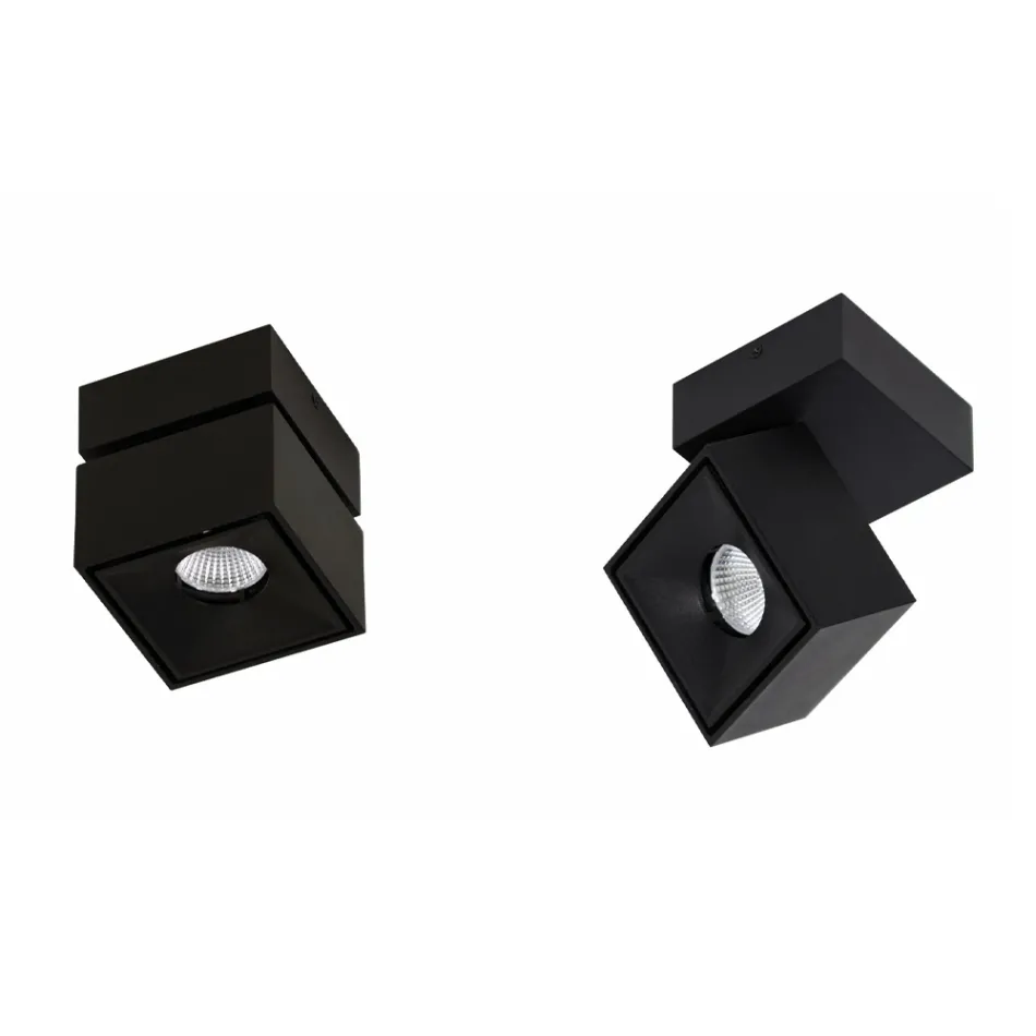 Applique Murale Led Décorative en Aluminium Blanc ou Noir pour Intérieur - Vernon Viadurini