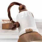 conception Applique et trois spots en céramique et métal Lacey Viadurini