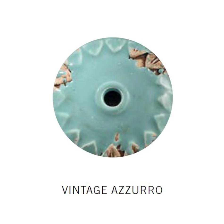 Applique murale design industriel en fer et céramique faite à la main - Grunge Viadurini