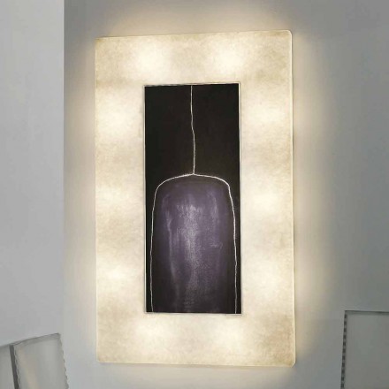 Applique murale moderne In-es.artdesign Lunar Bottle 2 in nebulite Viadurini