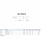 Grès de mur en céramique blanche Glamour Aldo Bernardi Viadurini