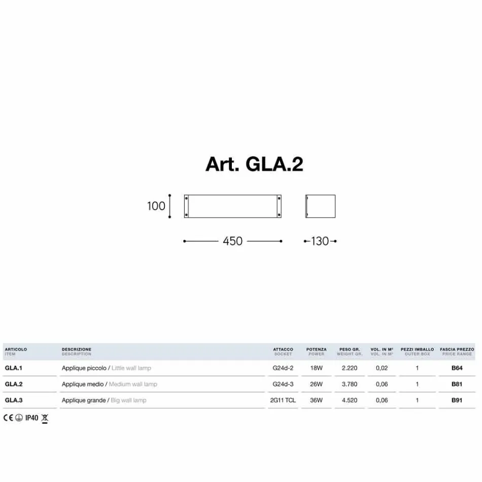 Grès de mur en céramique blanche Glamour Aldo Bernardi Viadurini