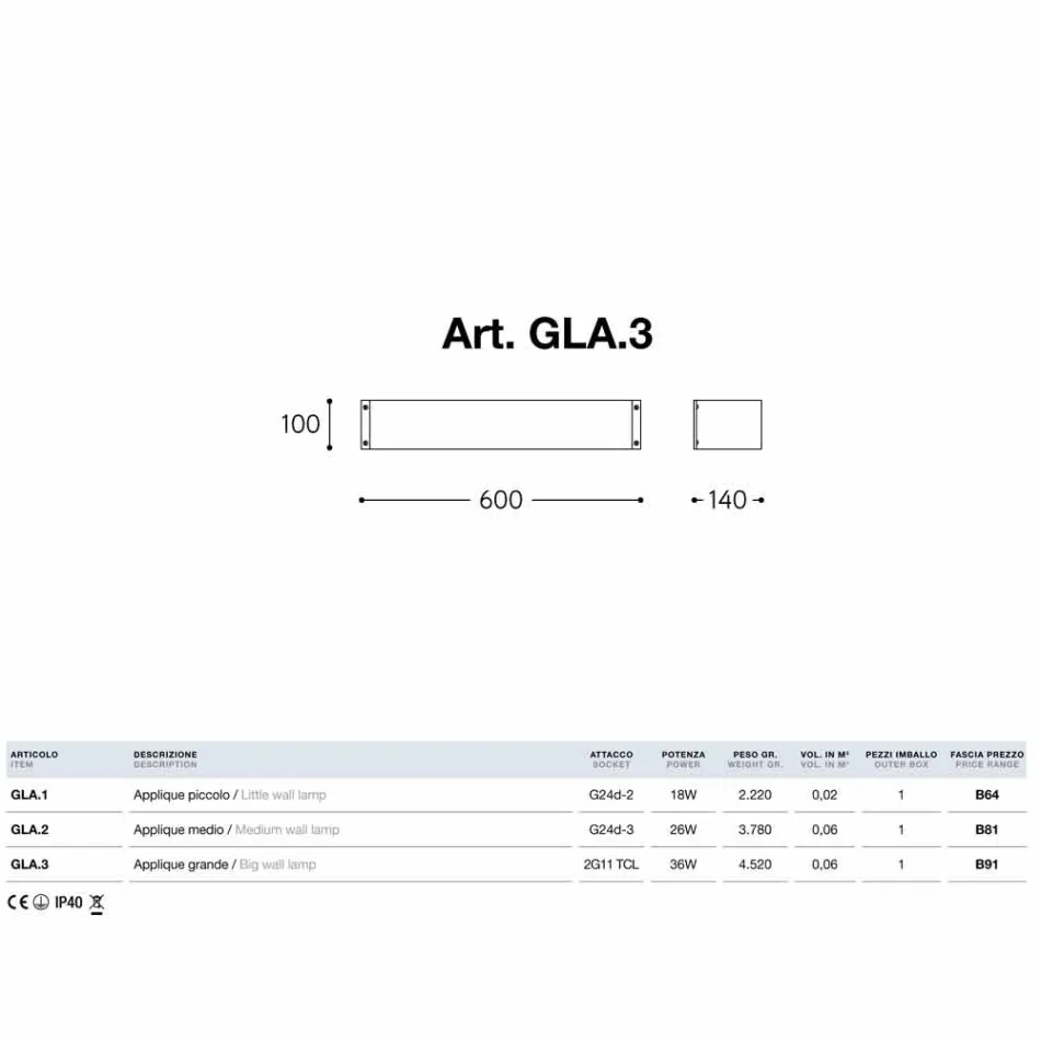 Grès de mur en céramique blanche Glamour Aldo Bernardi Viadurini