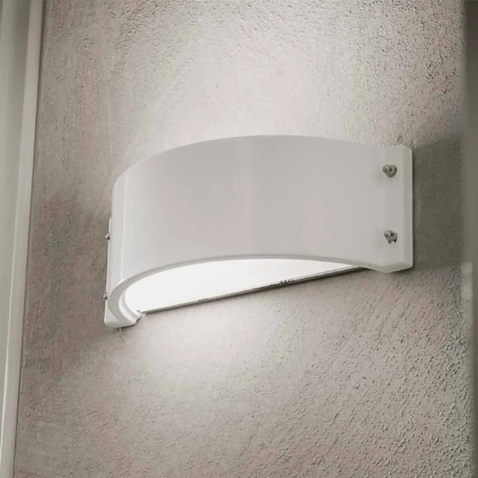 Grès de mur en céramique blanche Glamour Aldo Bernardi Viadurini