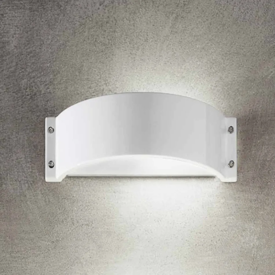 Grès de mur en céramique blanche Glamour Aldo Bernardi Viadurini