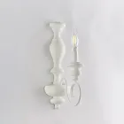 Appliques murales en bois et fer laqué, fabriquées en Italie, pour la décoration intérieure - Toscane Viadurini