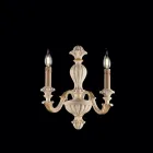 Appliques murales en bois fabriquées en Italie pour la décoration intérieure - Milan Viadurini