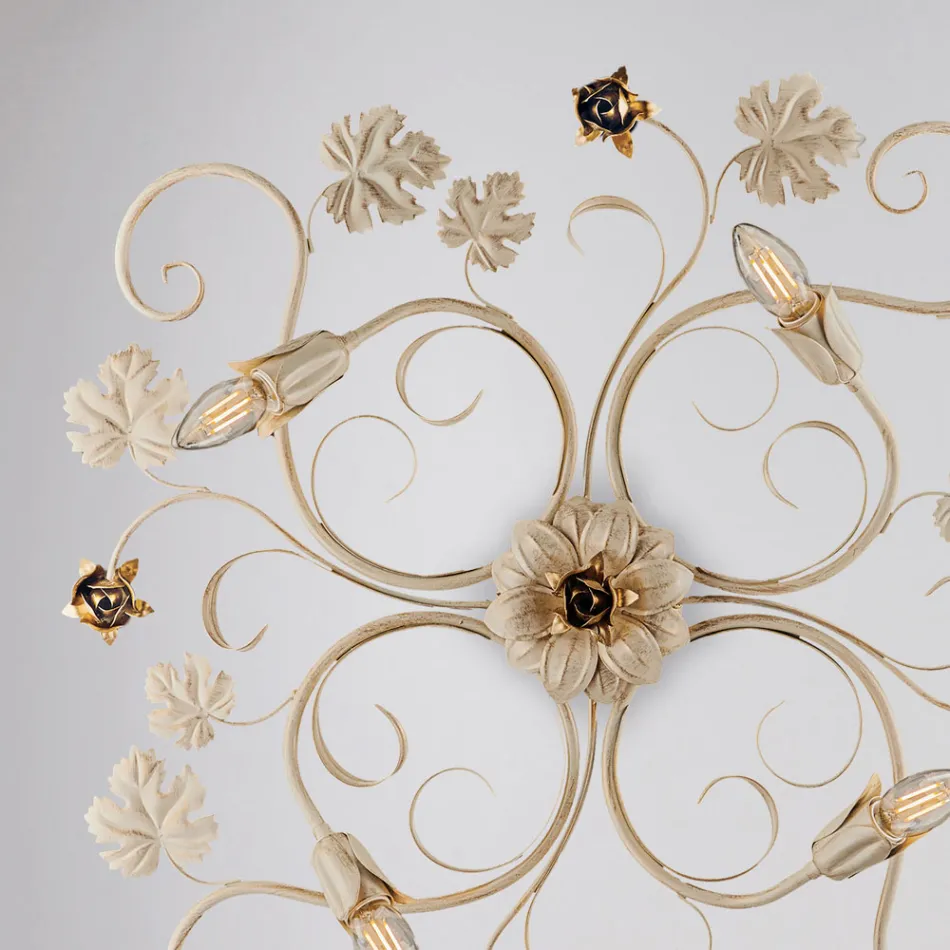 Applique murale LED en métal chromé pour un éclairage élégant et fonctionnel – Fiore Viadurini