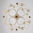 Applique murale LED en métal chromé pour un éclairage élégant et fonctionnel – Fiore Viadurini