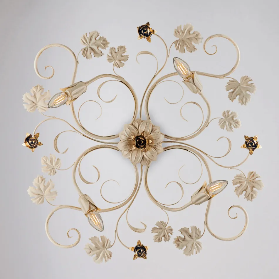 Applique murale LED en métal chromé pour un éclairage élégant et fonctionnel – Fiore Viadurini