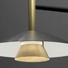 Appliques murales en métal aux finitions variées, fabriquées en Italie - Mira Viadurini