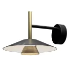 Appliques murales en métal aux finitions variées, fabriquées en Italie - Mira Viadurini